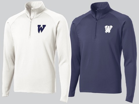 whsb mens half zip pullover